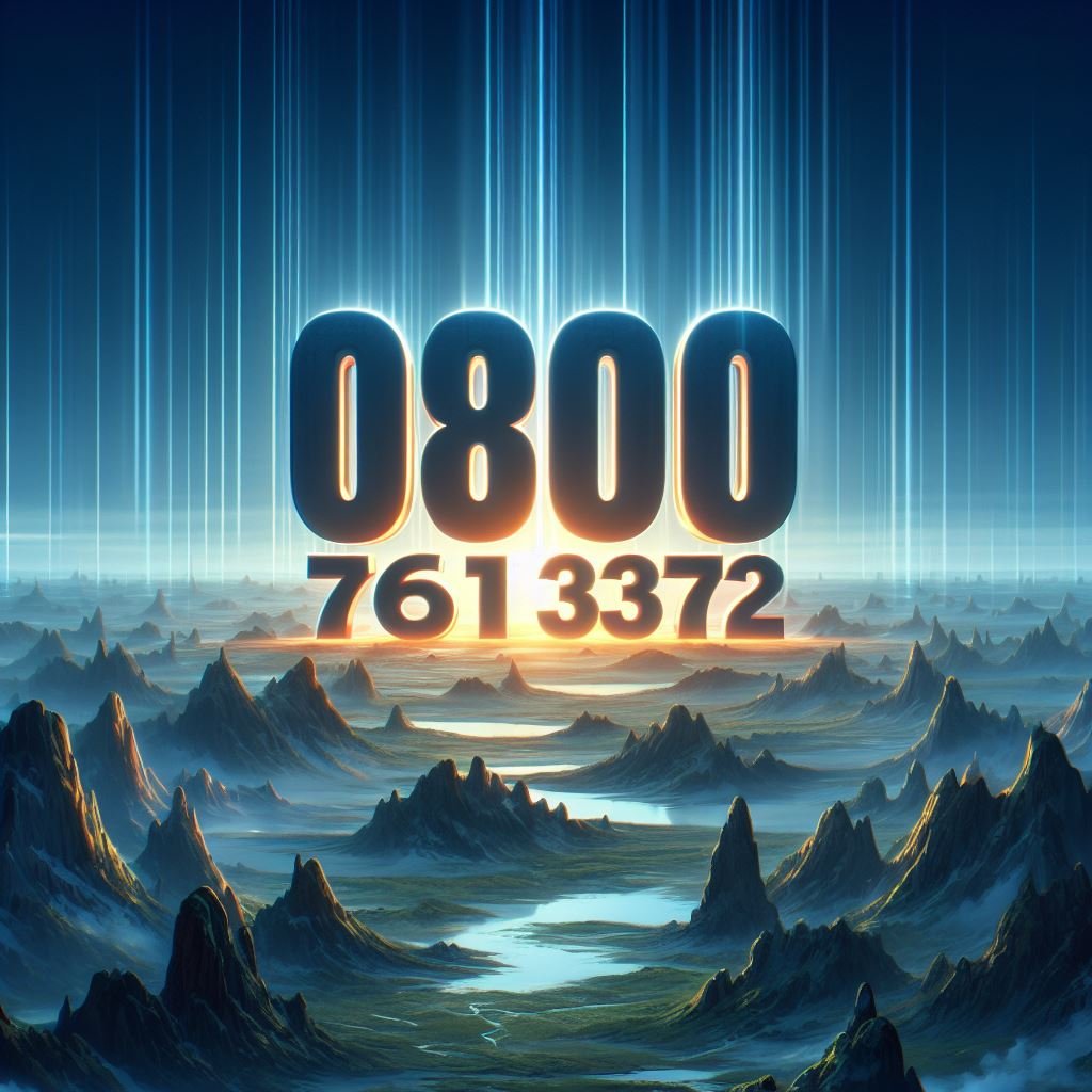 0800 761 3372