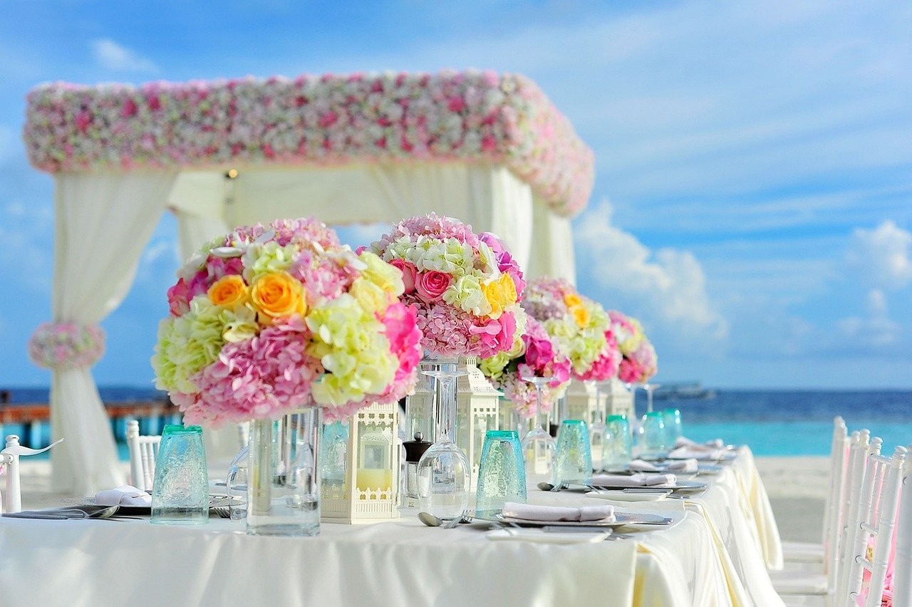 centerpieces at wedding receptions nyt
